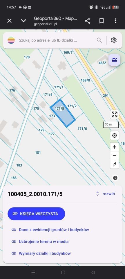 Działka budowlana Dzierzbiętów Mały. Zdjęcie 2