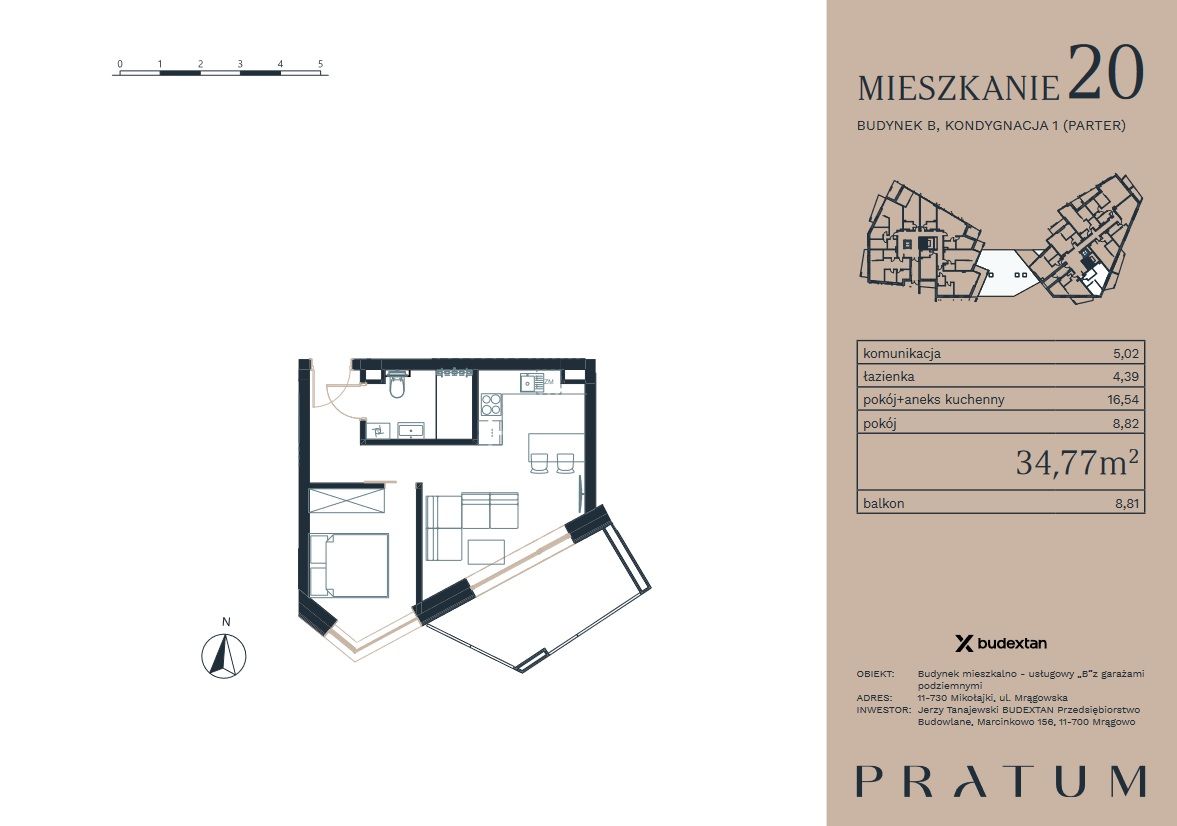 Mieszkanie 2-pokojowe Mikołajki, ul. Łąkowa. Zdjęcie 15