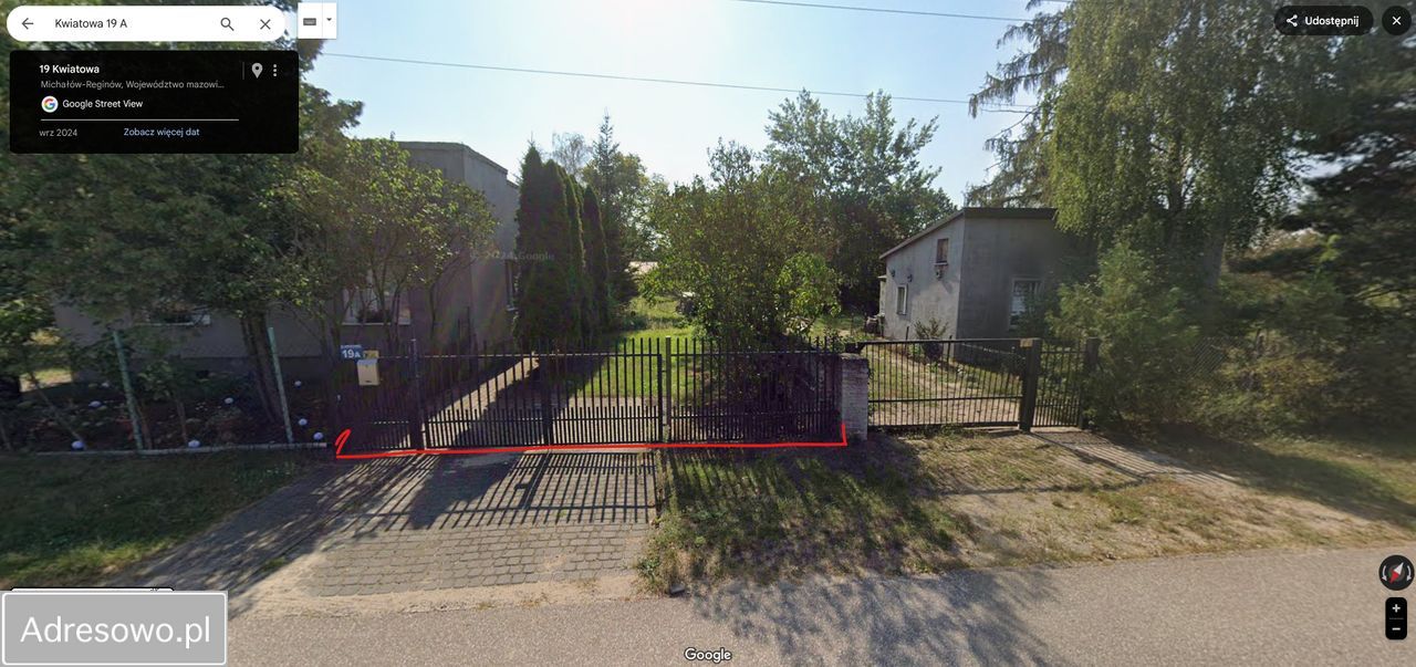Działka budowlana Michałów-Reginów, ul. Kwiatowa. Zdjęcie 2