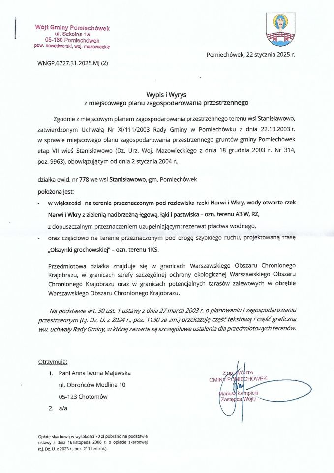 Działka inwestycyjna Stanisławowo. Zdjęcie 3