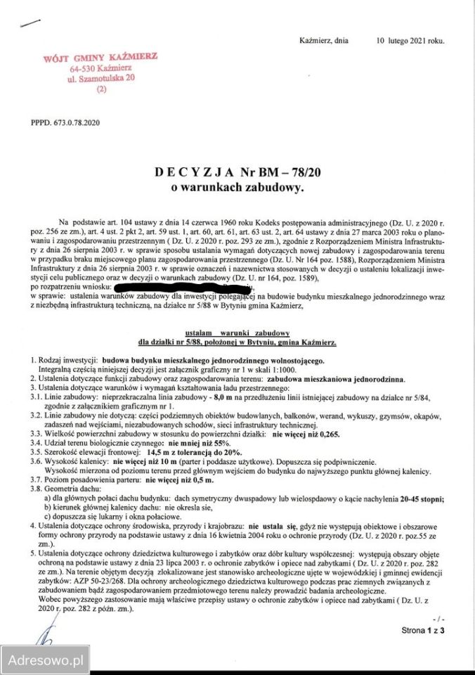 Działka budowlana Bytyń, ul. Bursztynowa. Zdjęcie 5