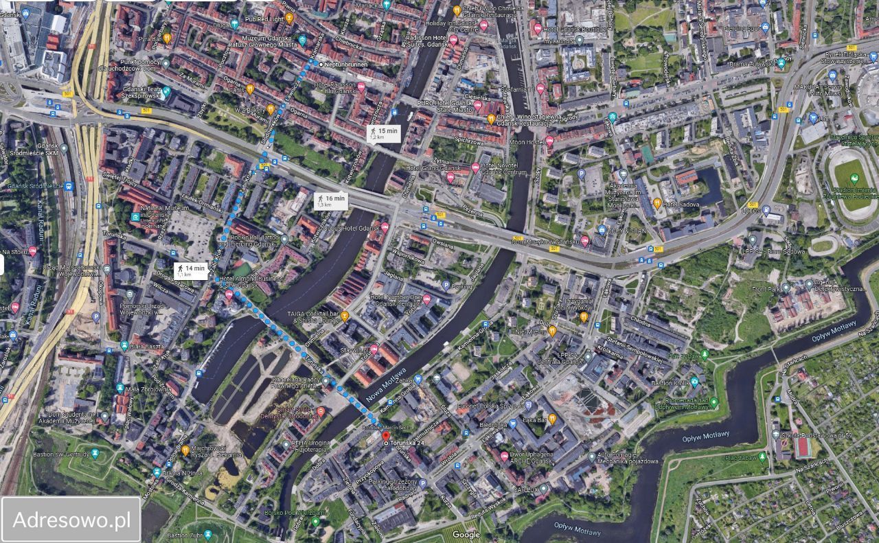 Mieszkanie 2-pokojowe Gdańsk Śródmieście, ul. Toruńska. Zdjęcie 12