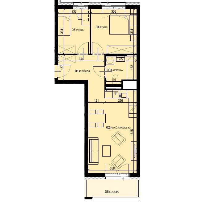Mieszkanie 3-pokojowe Rzeszów, ul. Graniczna. Zdjęcie 12