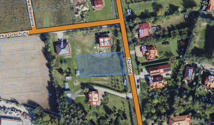 Działka rolno-budowlana Kutno Bielawki, Zielona