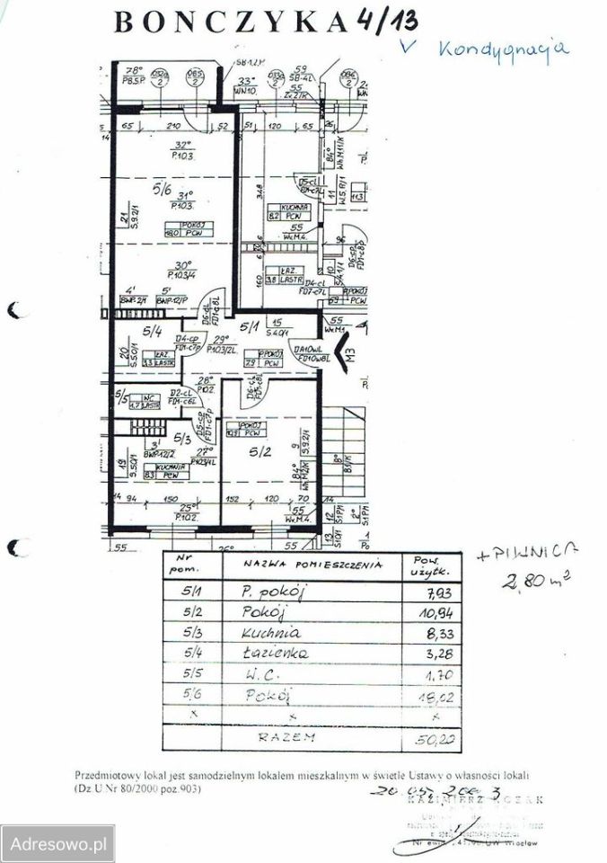 Mieszkanie 2-pokojowe Wrocław Karłowice, ul. ks. Norberta Bonczyka. Zdjęcie 21