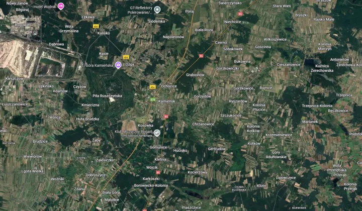 Działka rolna Kamieńsk