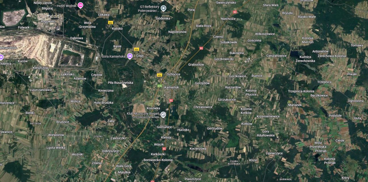 Działka rolna Kamieńsk