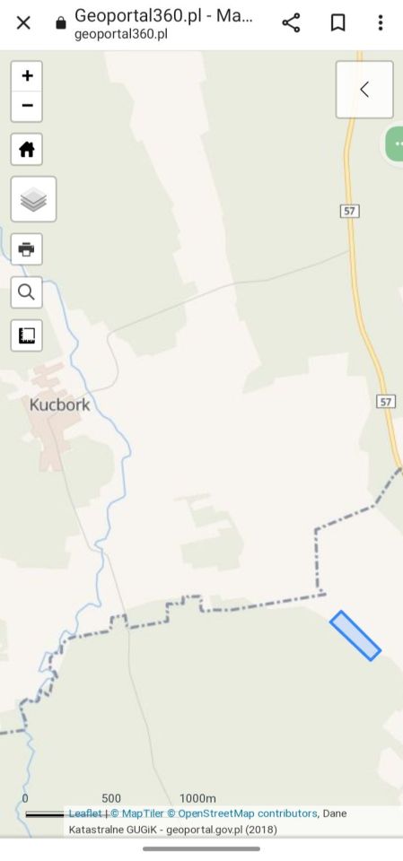 Działka rolna Kucbork
