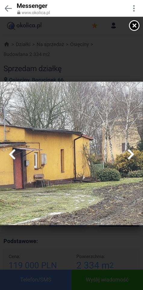 Działka budowlana Borucinek. Zdjęcie 2