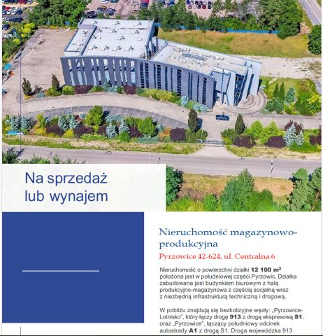 Nieruchomość komercyjna Pyrzowice, ul. Centralna. Zdjęcie 1