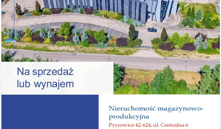 Nieruchomość komercyjna Pyrzowice, ul. Centralna