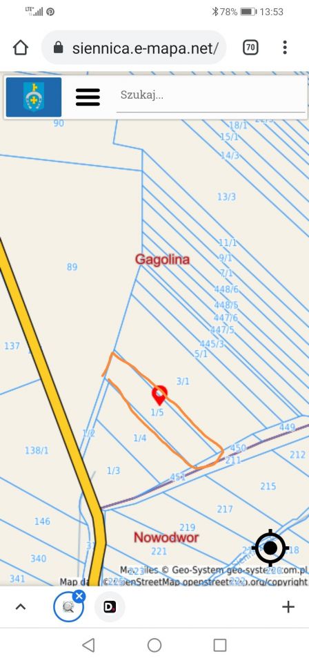 Działka rekreacyjna Gągolina. Zdjęcie 2