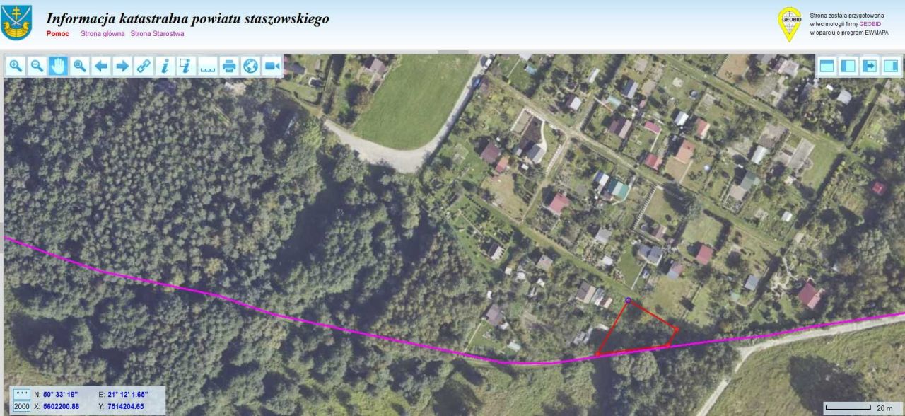 Działka rod Staszów Golejów. Zdjęcie 3