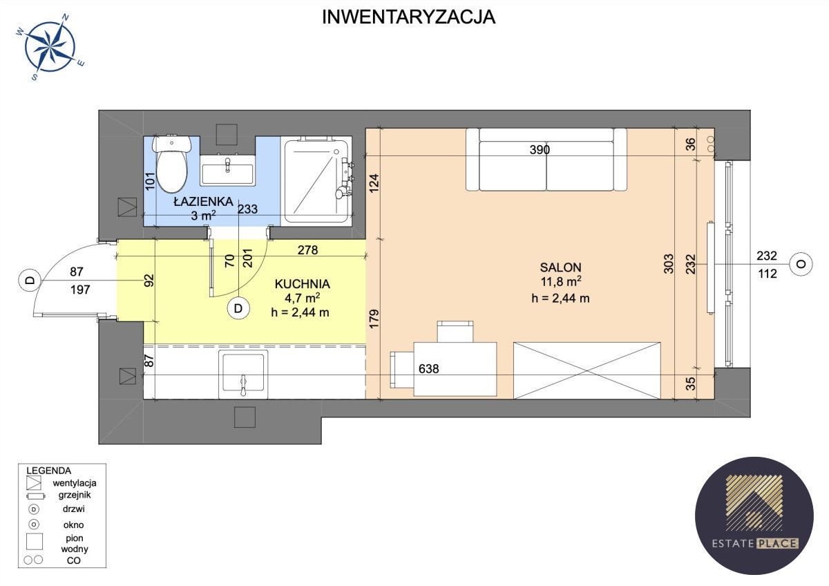 Mieszkanie 1-pokojowe Warszawa. Zdjęcie 10