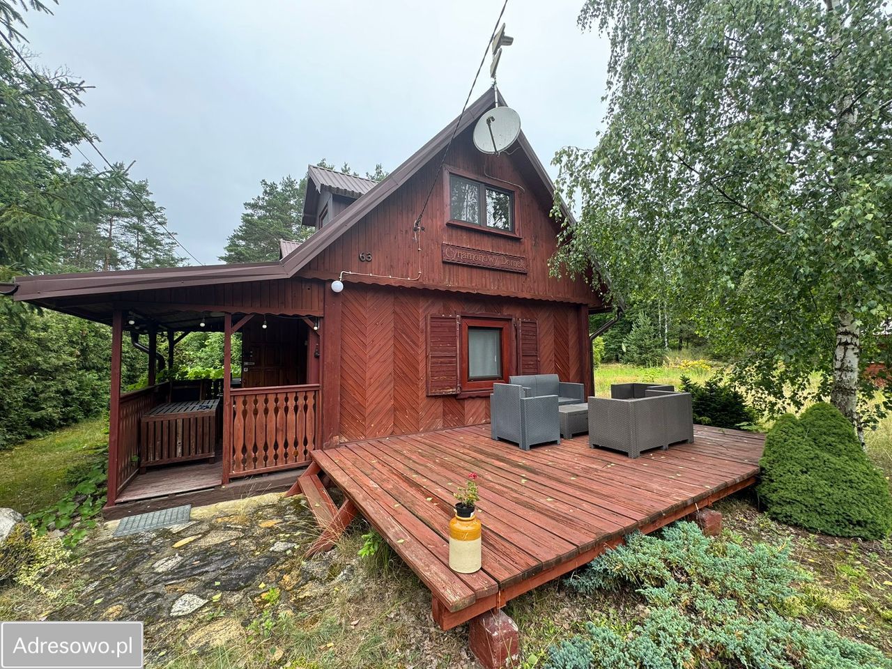 dom wolnostojący, 3 pokoje Kamińsko