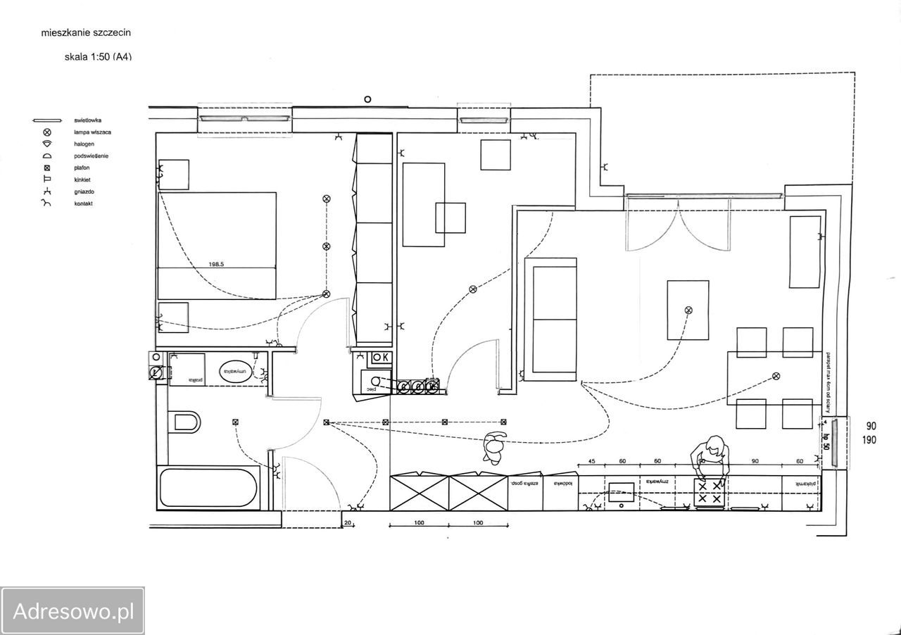 Mieszkanie 3-pokojowe Szczecin Krzekowo, ul. Szeroka. Zdjęcie 17