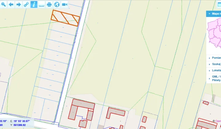 Działka budowlana Podłęcze