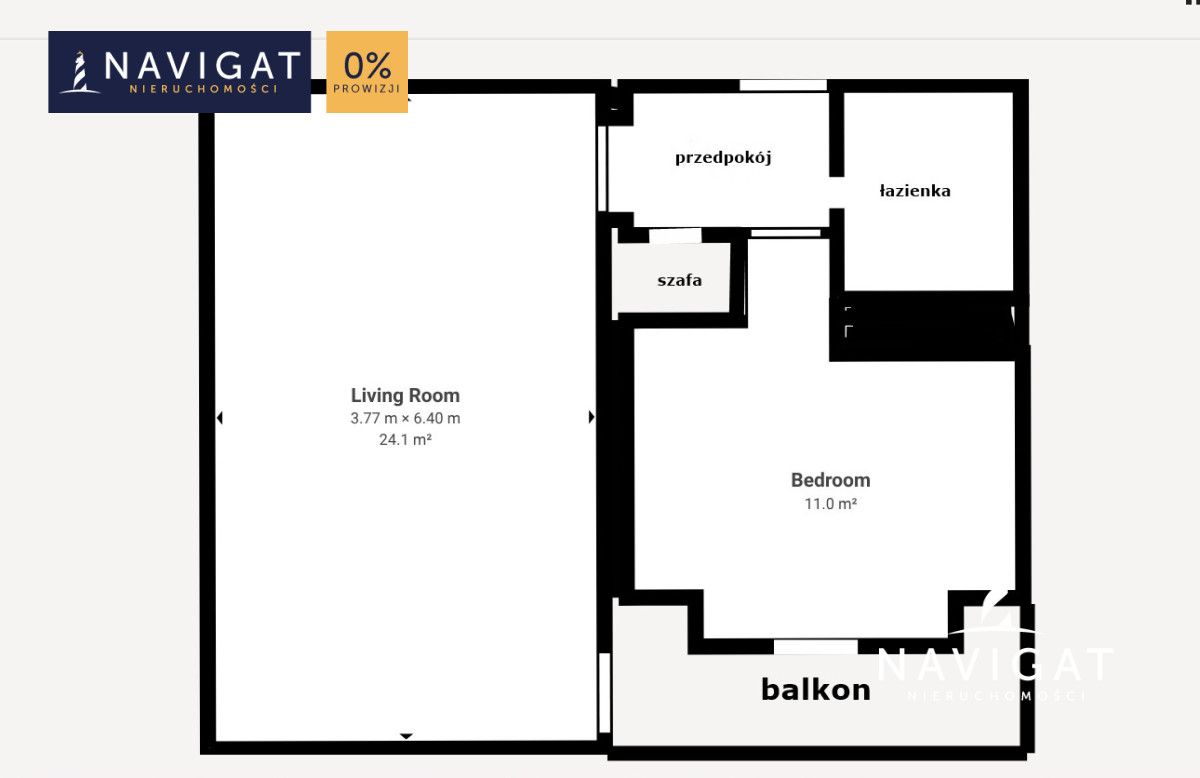 Mieszkanie 2-pokojowe Gdynia Redłowo, ul. Bohaterów Starówki Warszawskiej. Zdjęcie 17