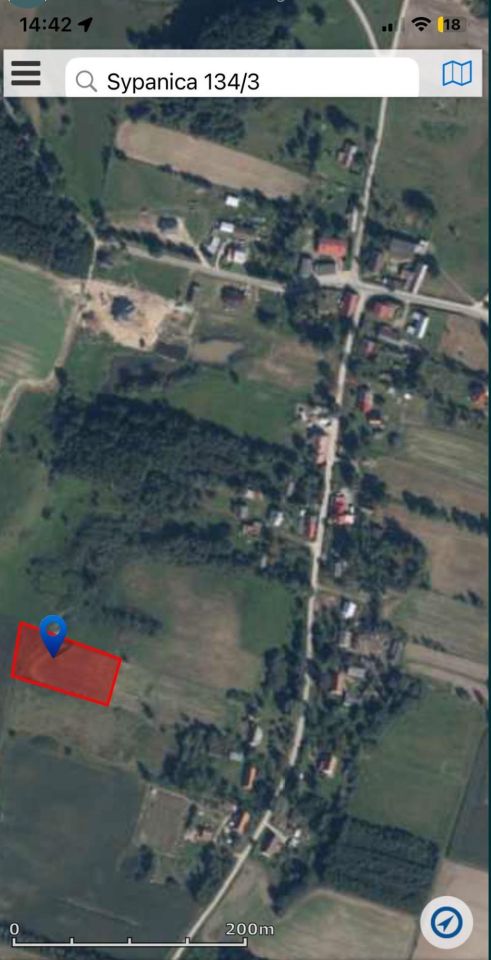 Działka rolna Sypanica. Zdjęcie 3