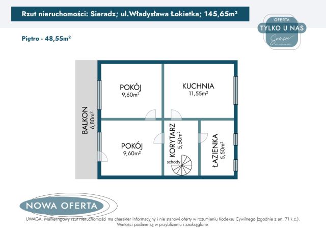 Lokal Sieradz, ul. Władysława Łokietka. Zdjęcie 7