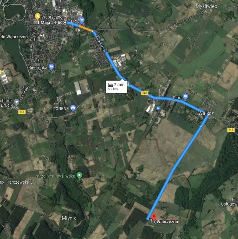 Działka rolno-budowlana Wałyczyk. Zdjęcie 7