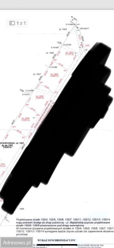 Działka budowlana Duczki, ul. Majdańska. Zdjęcie 2