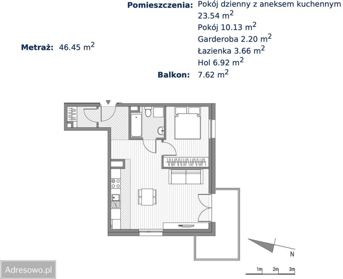 Mieszkanie 2-pokojowe Kraków Prądnik Biały, ul. Zygmunta Glogera. Zdjęcie 16