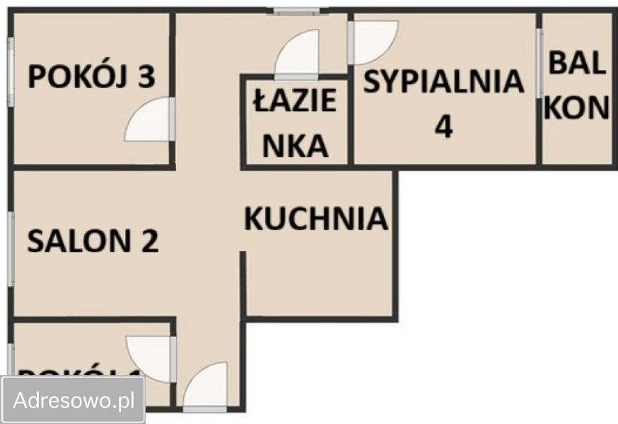 Mieszkanie 4-pokojowe Wałbrzych Piaskowa Góra, ul. Ksawerego Dunikowskiego. Zdjęcie 10