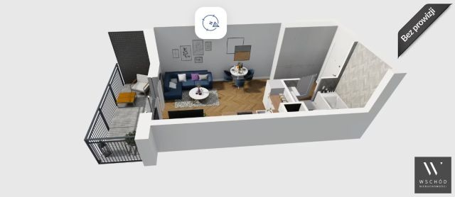 Mieszkanie 1-pokojowe Kraków Prądnik Biały. Zdjęcie 1