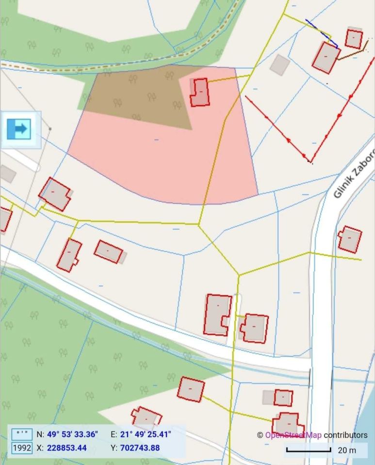 Działka budowlana Glinik Zaborowski. Zdjęcie 4