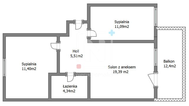 Mieszkanie 3-pokojowe Warszawa Ursynów, ul. Polki. Zdjęcie 5