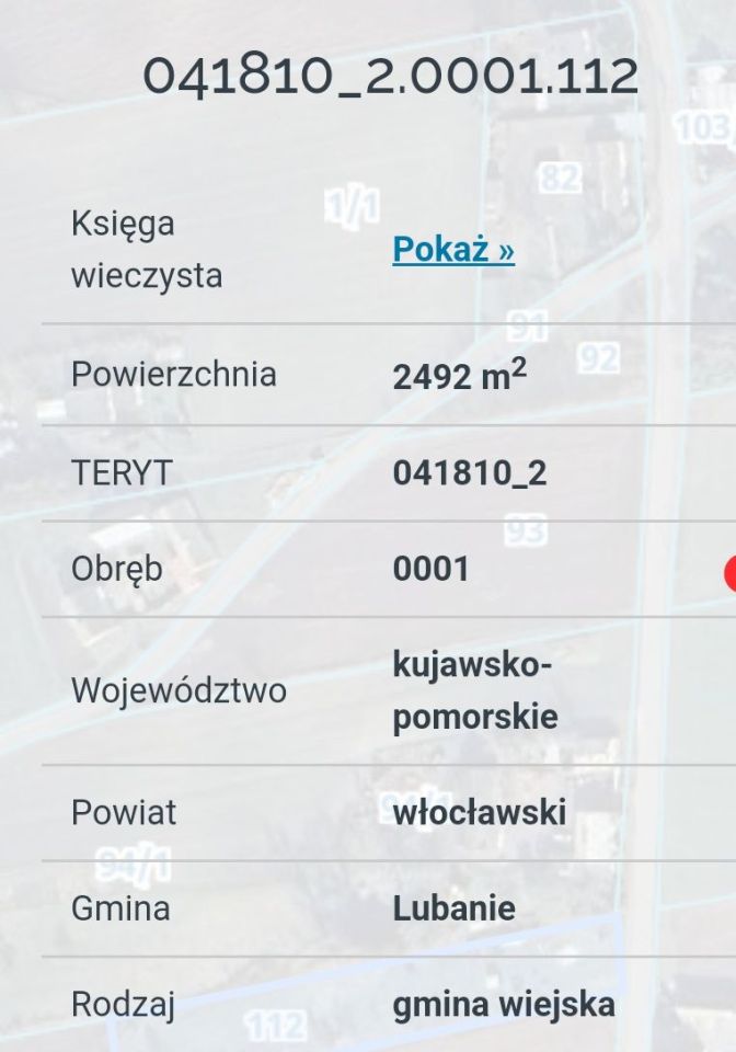 Działka budowlana Włoszyca Lubańska