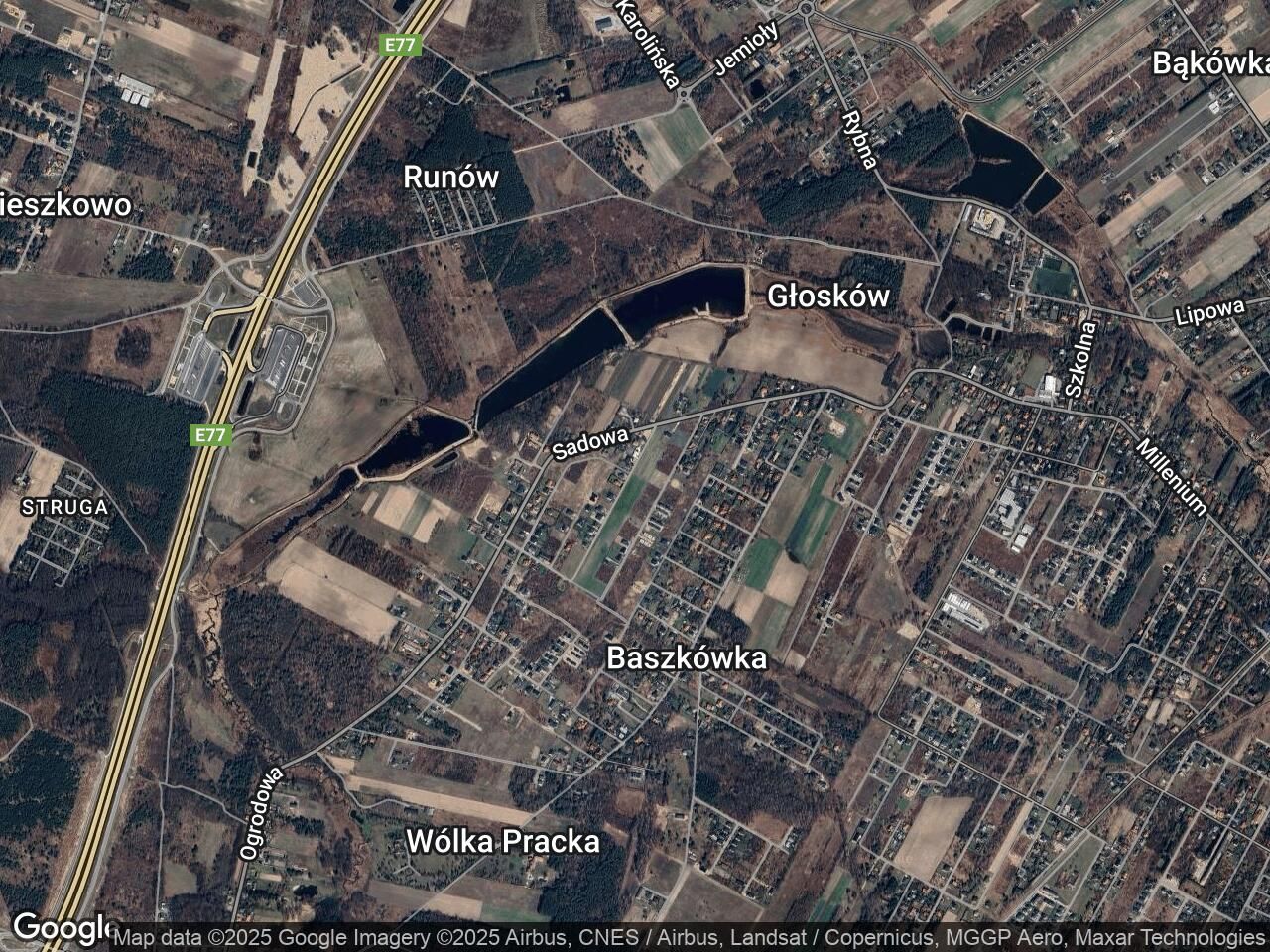 Działka budowlana Baszkówka, ul. Antonówki