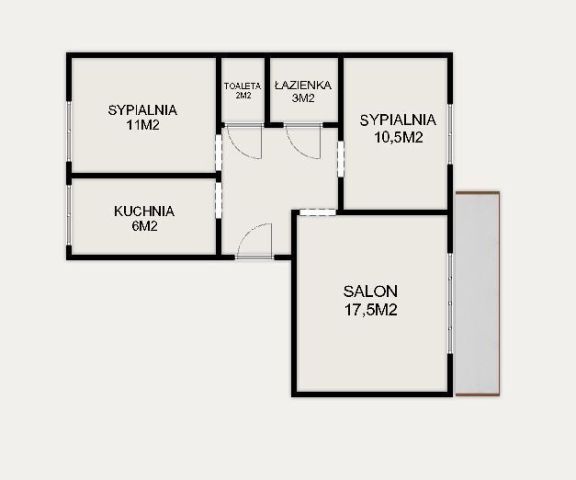 Mieszkanie 3-pokojowe Chrzanów, ul. Orkana. Zdjęcie 19