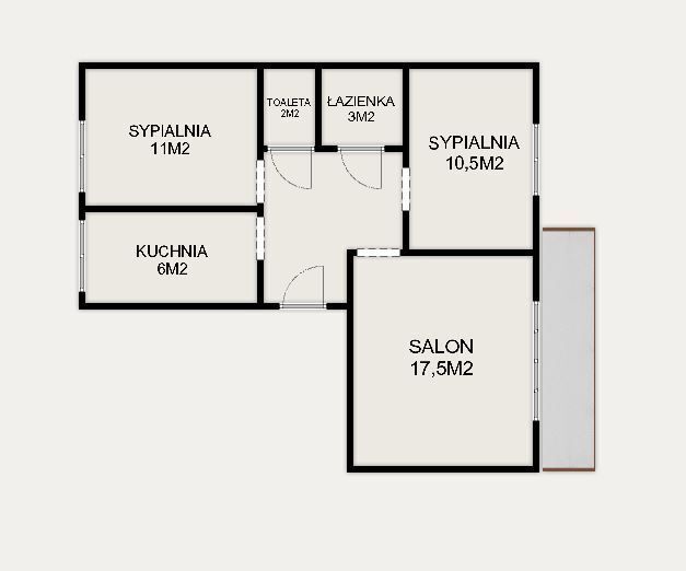 Mieszkanie 3-pokojowe Chrzanów, ul. Orkana. Zdjęcie 19