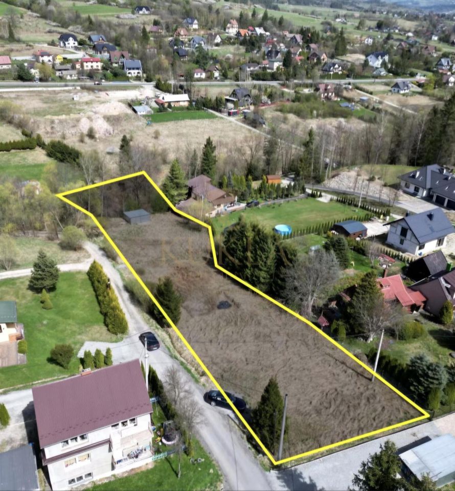 Działka budowlana Skomielna Biała Mierzwowa