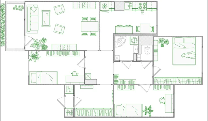 Mieszkanie 4-pokojowe Wrocław Gądów Mały, ul. Franciszka Hynka