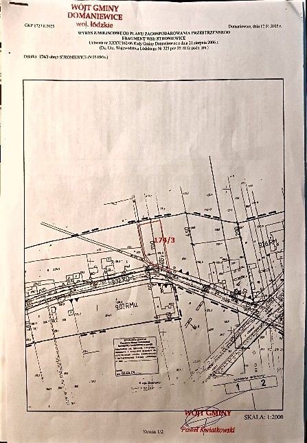 Działka budowlana Stroniewice. Zdjęcie 4