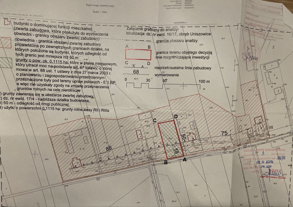Działka rolno-budowlana Uniszowice. Zdjęcie 2