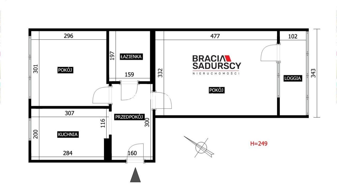 Mieszkanie 2-pokojowe Kraków Mistrzejowice, os. Bohaterów Września. Zdjęcie 17
