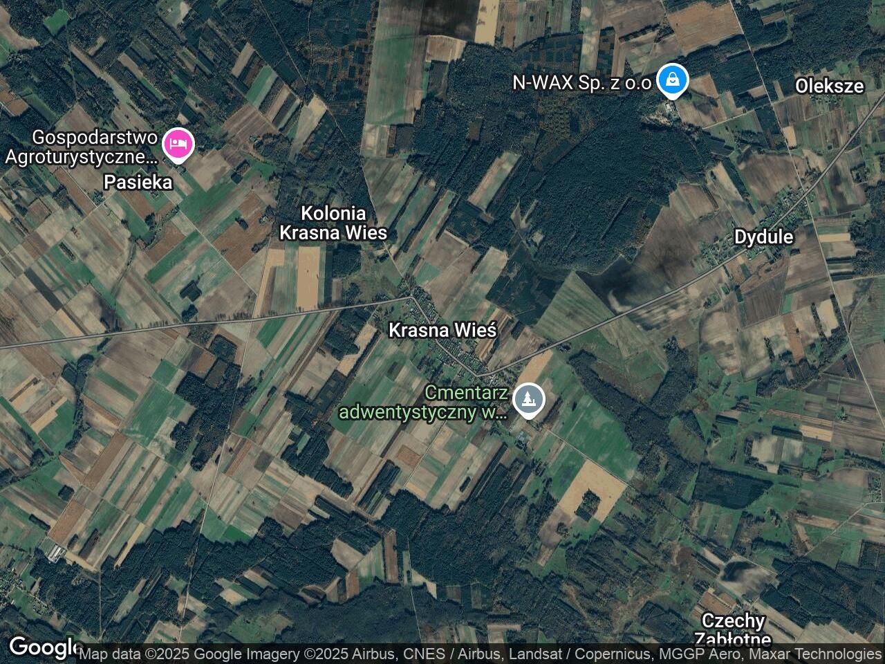 Działka leśna Krasna Wieś