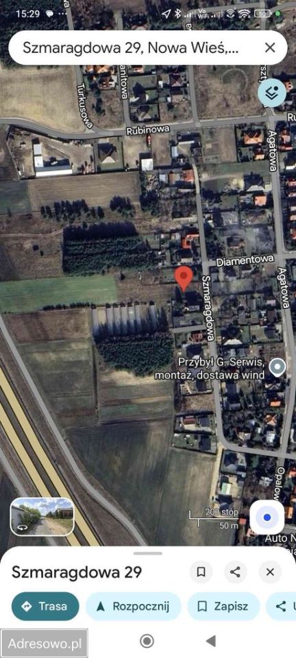 Działka rolna Nowa Wieś, ul. Szmaragdowa. Zdjęcie 2