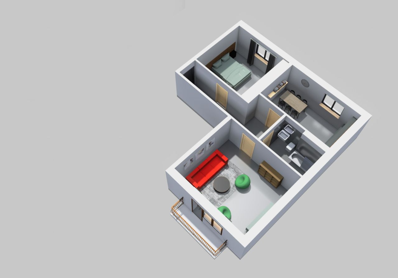 Mieszkanie 2-pokojowe Brodnica, ul. Zakątek. Zdjęcie 3