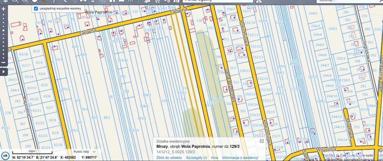 Działka budowlana Mrozy, ul. Wspólna. Zdjęcie 3