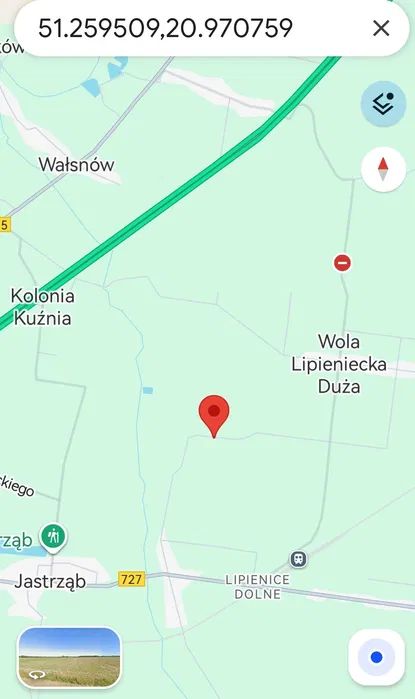 Działka budowlana Lipienice Lipienice Dolne. Zdjęcie 2