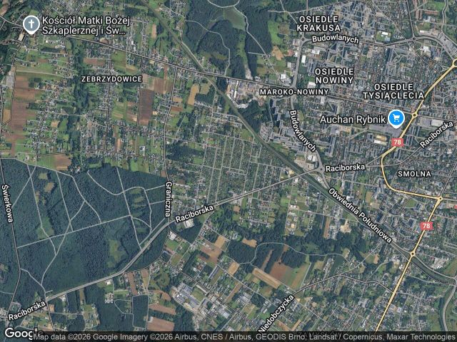 Działka rod Rybnik Niewiadom Górny, ul. Brzozowa. Zdjęcie 1