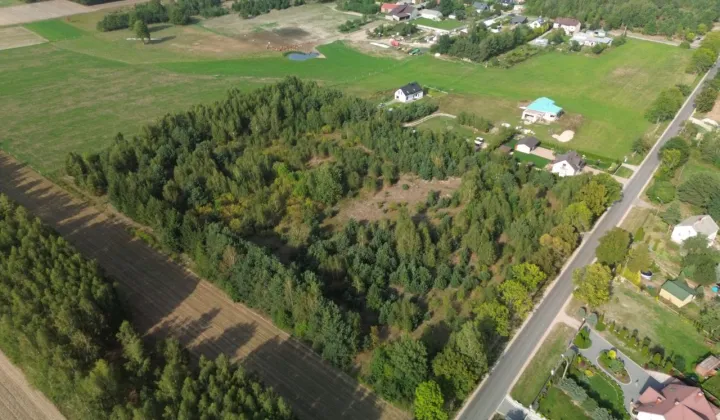 Działka inwestycyjna Zalesie