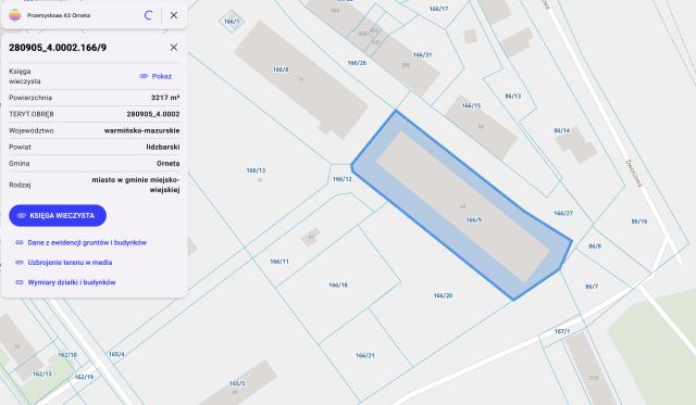 Hala/magazyn Orneta, ul. Przemysłowa. Zdjęcie 2