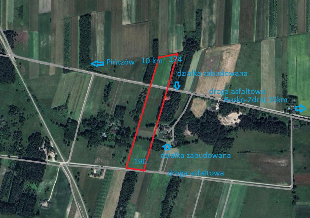 Działka rolna Galów Zagosiek. Zdjęcie 13