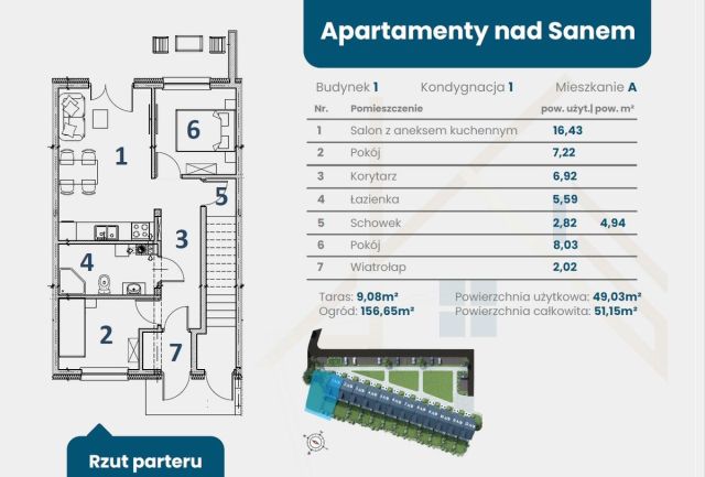 Mieszkanie 3-pokojowe Lesko Wola Postołowa, ul. Piłsudskiego. Zdjęcie 13